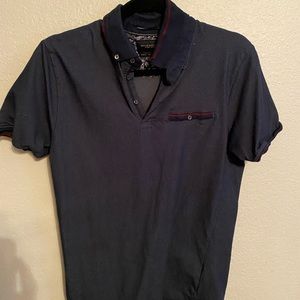 Black dress shirt